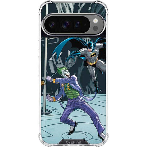DC Comics The Joker vs Batman Art Google Pixel 10 Pro XL Clear Case